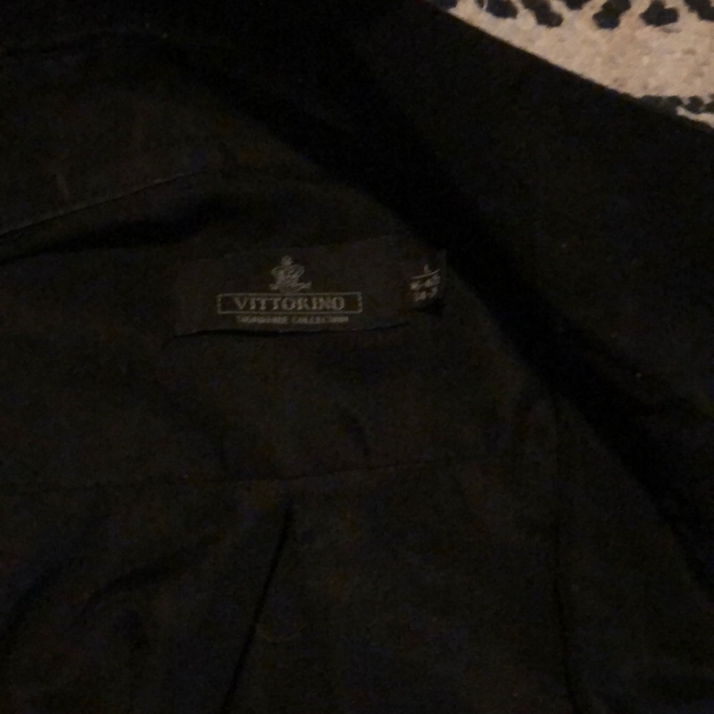 Black dress shirt